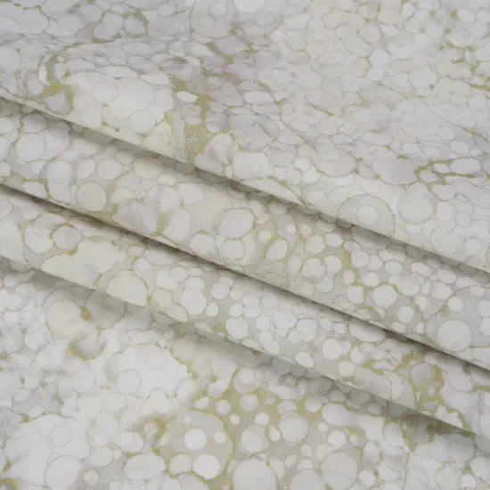 1 Yard Vanilla Cream Bubbles Quilting Cotton Fabric Bliss Collection White Cream Gray 43 inch Width {4}