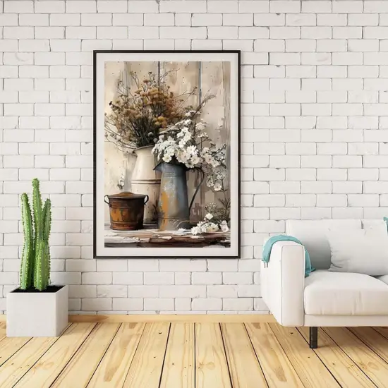 Diamond Painting Kits for Adults,5D Full Round Drill Diamond Art Yellow Flowers,DIY Diamond Dots with Paint by Diamonds Painting Kit for Home Decor 12x16inch {5}