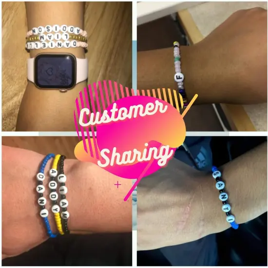 Jewelry Making Kit Beads for Bracelets - 5000+pcs Bead Craft Kit Set, Glass Pony Seed Letter Alphabet DIY Art and Craft {3}