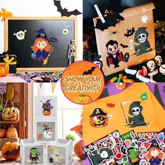 Make a Face Stickers - 32 Sheets {3}