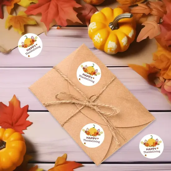 Happy Thanksgiving Stickers-60PCS {5}