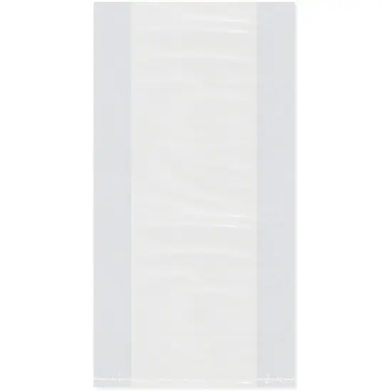 Plymor 8" x 3" x 15" (Pack of 100), 1 Mil Gusseted Plastic Bags {1}