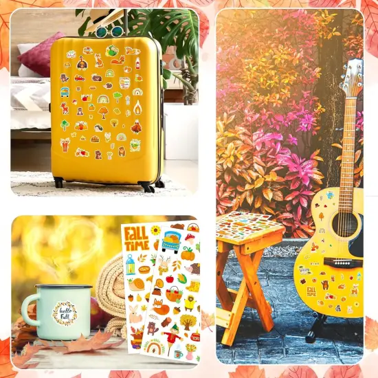 Fall Autumn Adhesive Stickers 990 Counts {4}