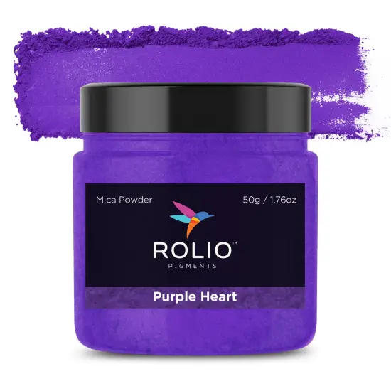 Rolio - 1 Jar Mica Powder (Purple Heart) - 50g / 1.8 oz {1}