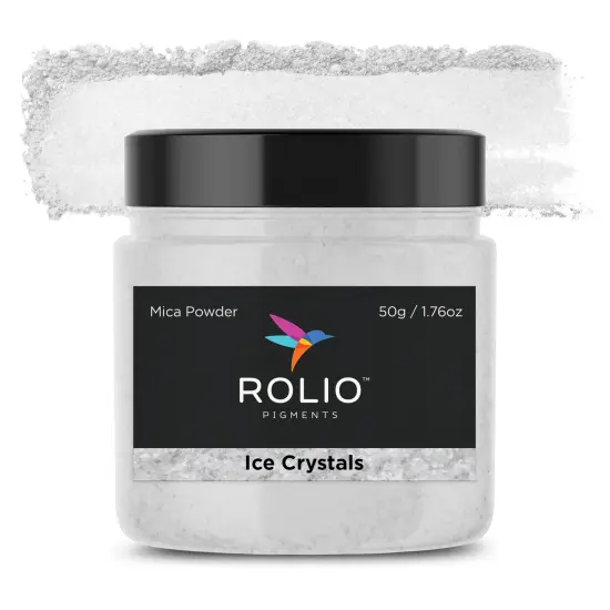 Rolio - 1 Jar Mica Powder (Ice Crystals) - 50g / 1.8 oz {1}