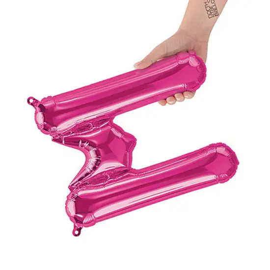 NorthStar Balloons&reg; 16 Inch Letter M Magenta Air Fill Only {5}