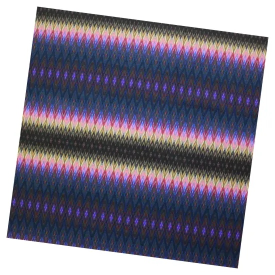 Fun Tribal Stripe Printed Spandex Fabric {3}