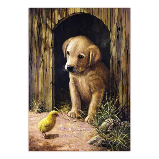 PJS50 | Painting by numbers&trade; 10pc 8.75" x 11.375" Labrador Puppy Painting Project {2}