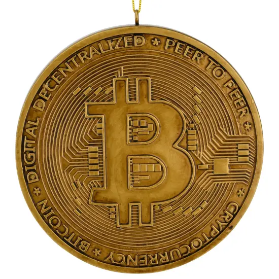 Tree Buddees Bitcoin Christmas Ornament Cryptocurrency Money Ornaments {3}