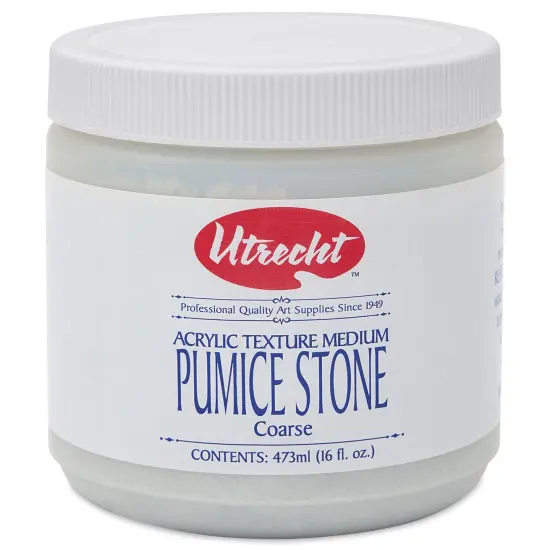 Utrecht Pumice Stone Gel Medium - Pint Jar {1}
