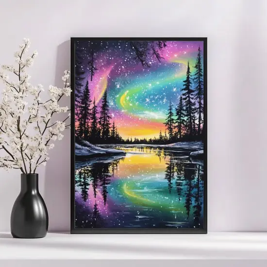 Aurora Diamond Painting Kits for Adults {3}