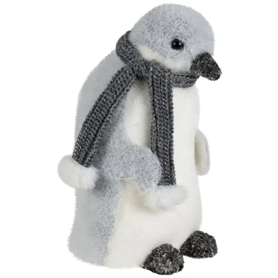 Northlight Penguin in Winter Scarf Christmas Figurine - 7.5" White {7}