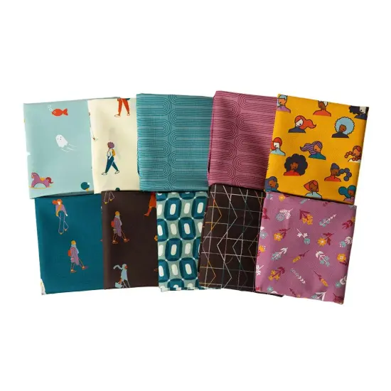 To and Fro Fat Quarter Bundle - Set of 10 {2}