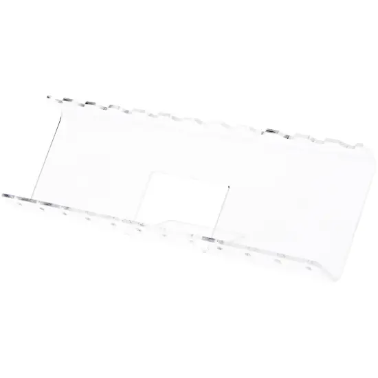 Plymor Clear Acrylic 12 Pen Tilted-Back Display Holder, 3.625" H x 12" W x 3.25" D {1}