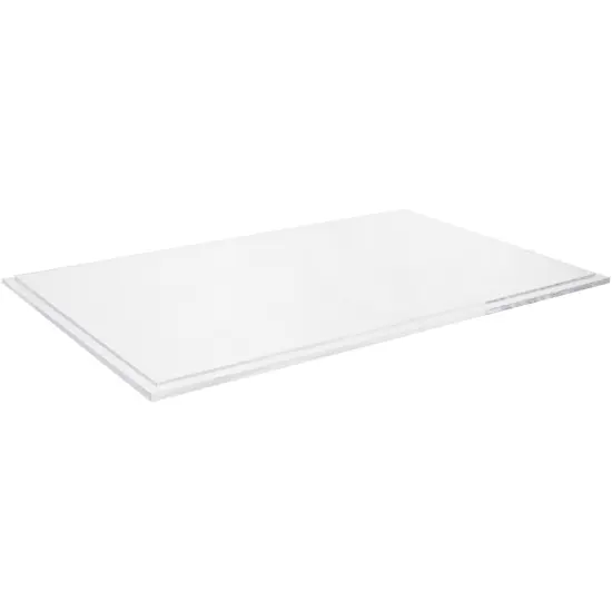 Plymor Clear Acrylic Rectangular Display Base, 20.75" W x 12.75" D x 0.5" H {1}