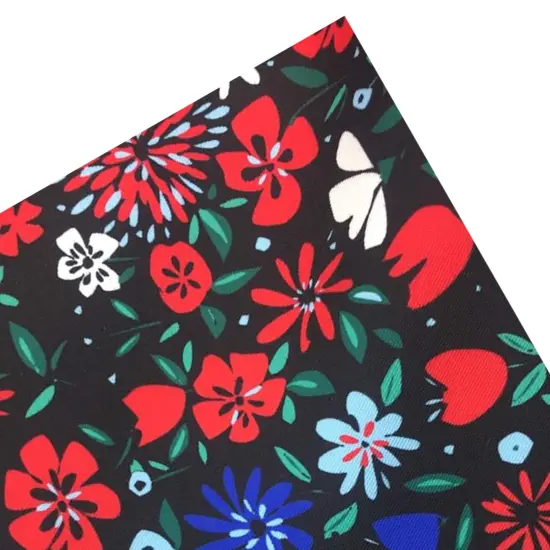 1 Yard Poly Rayon Blend Mikado Print Fabric for Dresses and Special Occasion Wear 60 Inches Wide {5}