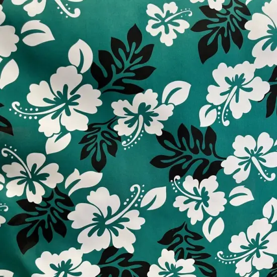 1 Yard South Pacific Floral Fabric, 100% Polyester, 60 Inches Wide Brown {7}