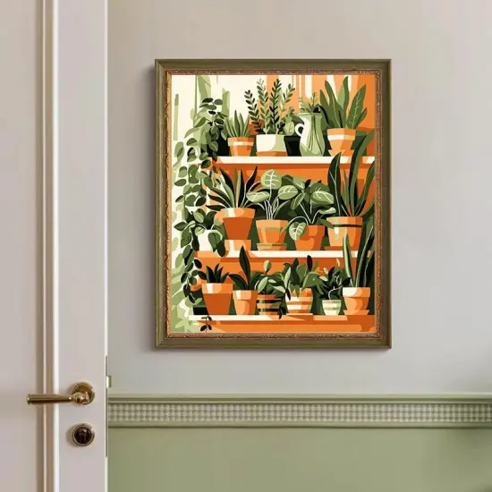 Flowers Acrylic Paint by Numbers {3}