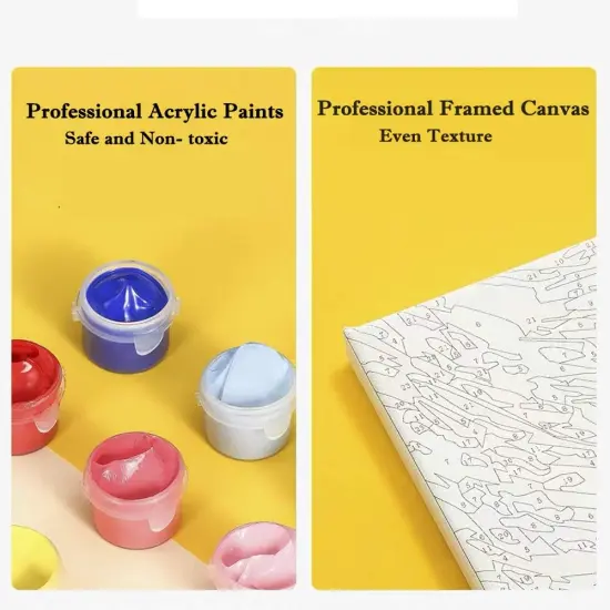 Flowers Acrylic Paint by Numbers {5}