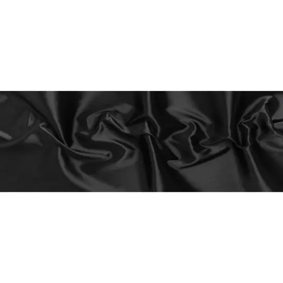 1 Yard Black Polyester Cotton Zibeline Fabric Solid 60 Inches Width {3}