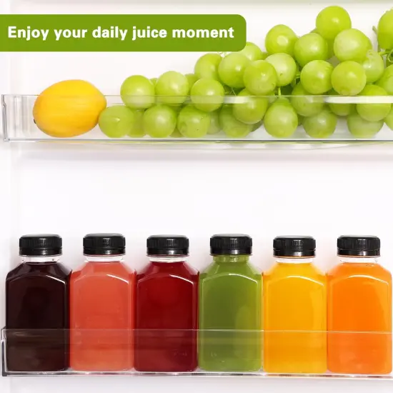 6pcs 10oz Plastic Juice Bottles with Caps(Clear) {5}
