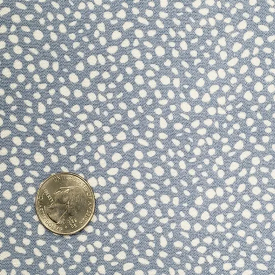 1 Yard Denim Blue Rayon Crinkle Fabric for Apparel and Crafts 50/52" Width {4}