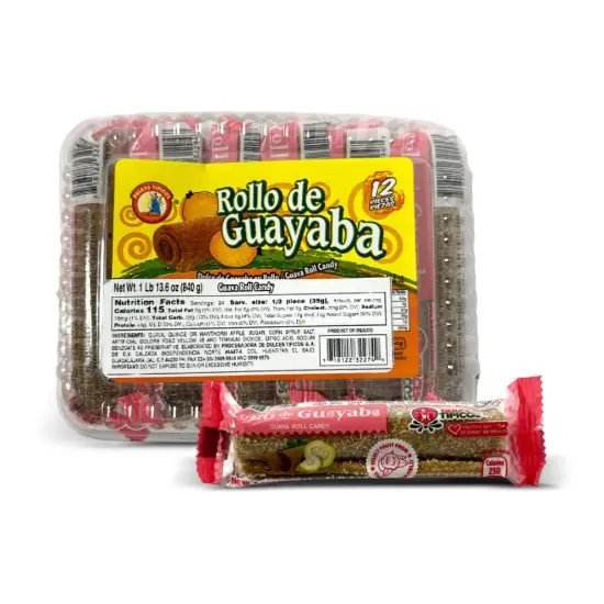 Tipicos Rollo De Guayaba Chico 12Ct {1}