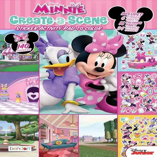 Minnie Mouse Disney Create-A-Scene Sticker Activity Book {1}