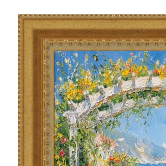 Wide Aged Gold Traditional Picture Frame 11x15 frame {4}