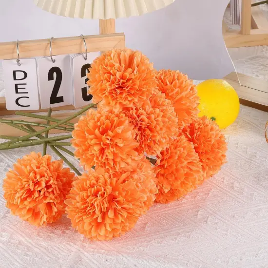 12 Pcs Artificial Chrysanthemums Fall Flowers {5}
