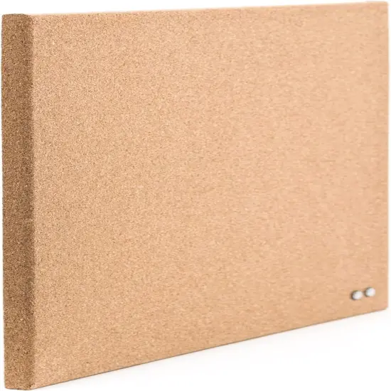 14 x 14 inches - Frameless Square Cork Bulletin Board(Brown) {4}