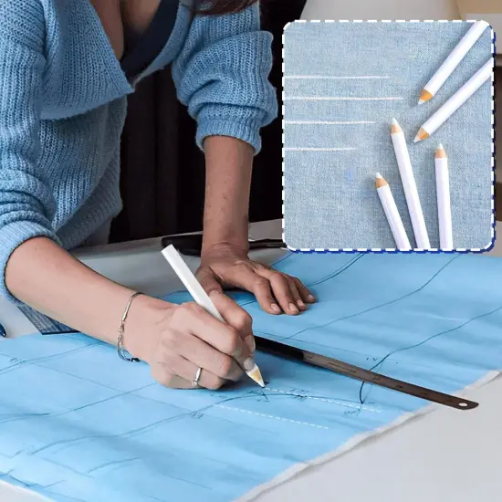 Sewing Marking Pencil for Fabric Washable Tailor Marker (7 Pcs) {4}