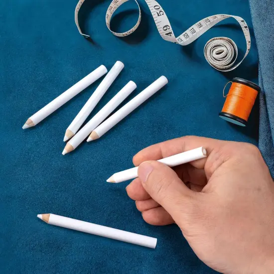 Fabric Pencils for Sewing (White-7pcs) {3}