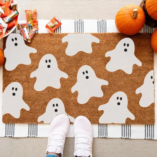 Large Halloween Doormat Stencils Reusable Boo Ghost Stencil(Halloween 01) {1}