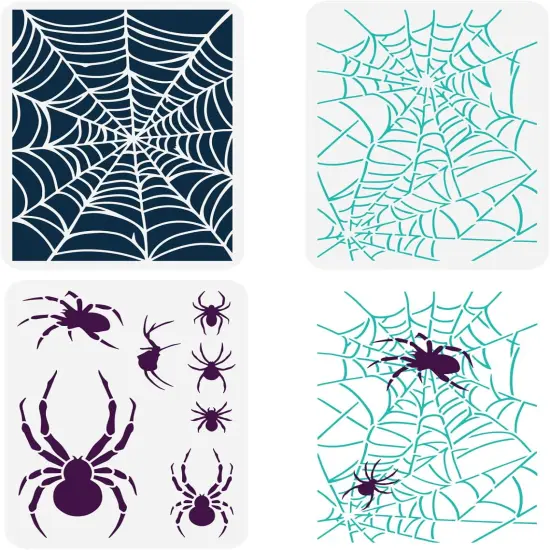 8.3x11.7inch Reusable Halloween Stencil for DIY Party Decoration(Custom) {6}