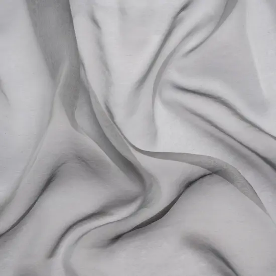 1 Yard Luxury Chiffon Like Silk Voile 54" Wide Steel Gray Fabric for Layered Skirts {1}