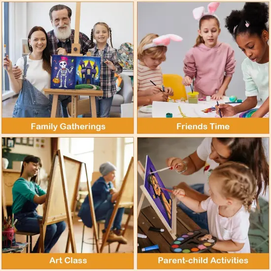 12 Packs Pre Drawn Canvas to Paint(Halloween) {3}