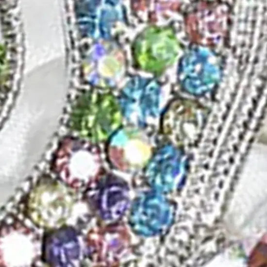 Butterfly Rhinestone Chair Sash Buckle Silver Metal Accent 2 Inch Width {5}