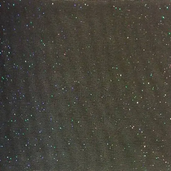 1 Yard Tricot Solid Black with Glitter Fabric, 58/60&Prime; Wide 100% Nylon {1}