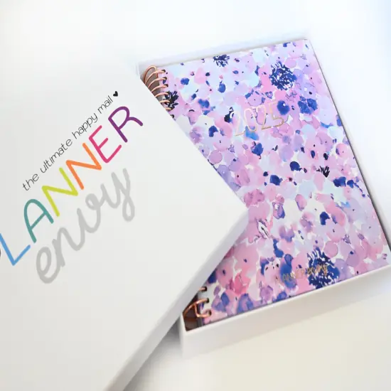 2025 Planner - Signature Layout, Spiral Bound - "Purple Hydrangea" (#212) {3}