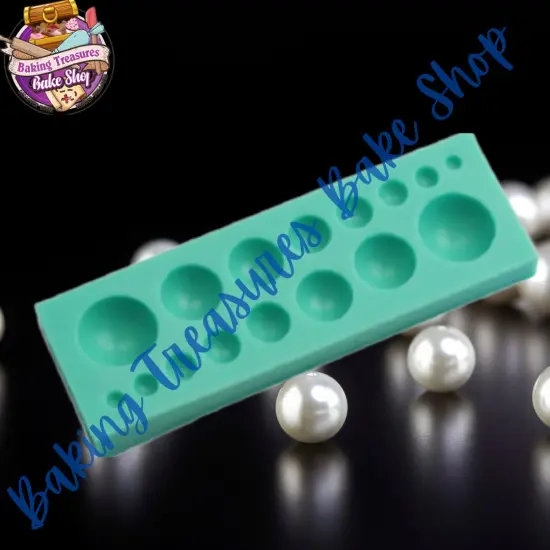 Pearls Silicone fondant mold {1}