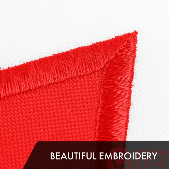 G128 3 Pack: Canada Canadian Flag | 5x8 Ft | ToughWeave Series Embroidered 300D Polyester | Country Flag, Embroidered Design, Indoor/Outdoor, Brass Grommets {3}