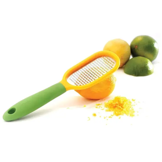 Norpro Grip-EZ Laser Etched Stainless Steel Blade Citrus Zester Grater with Sheath {4}