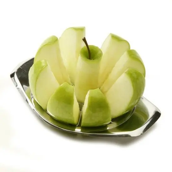 Norpro Chrome Finished Stainless Steel Apple Divider and Corer {2}
