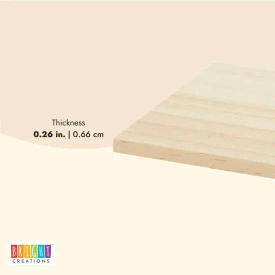 15 Pack Unfinished 4x4 Wood Squares for Crafts, Blank Wooden Tiles for Burning, Engraving, DIY Coasters Brown {5}