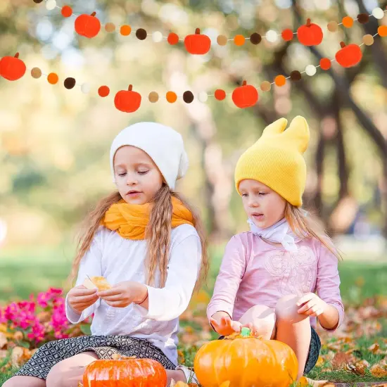 Fall Thanksgiving Felt Garland (	Colorful ) {6}