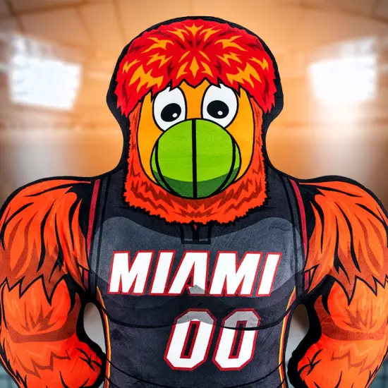 Bleacher Creatures Miami Heat Burnie 24" Mascot Bleacher Buddy {6}