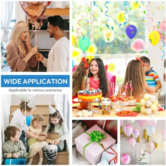 500 Yards Red Curling Ribbon for Gift Wrapping, 1/5 inch Wide Balloon Ribbon String {4}