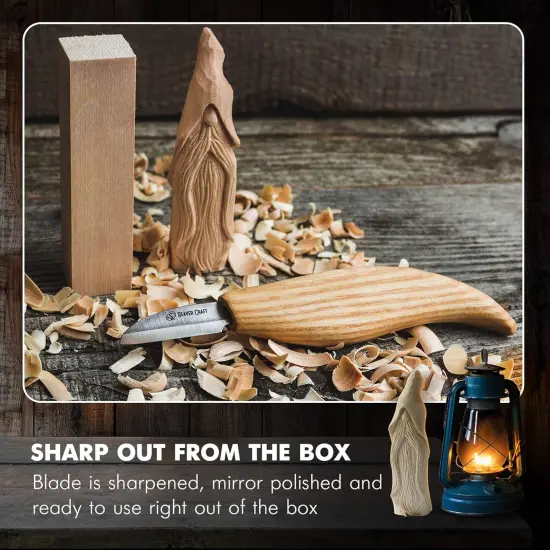 Whittling Knife Kit with Wood Blocks {3}
