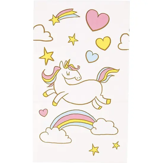 Rainbow Unicorn Party Favor Bags for Kids Birthday Party (5 x 8.5 x 3 In, 36 Pack) {5}